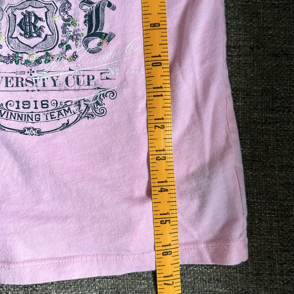 Ralph Lauren Girls Pink Short Sleeve T-Shirt Size 5